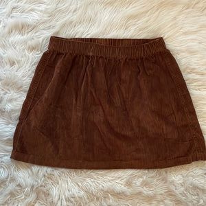 NWT AMERICAN EAGLE CORD MINI SKIRT